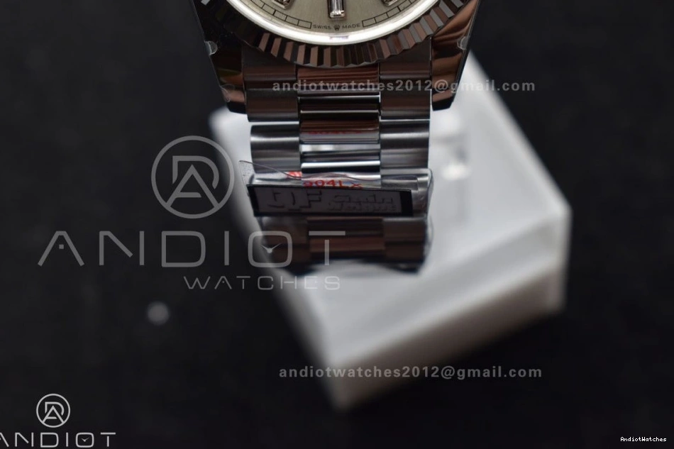 vr3255 904L Bracelet 36 QF Breathable 690 V5 Dial Steel Diamond Best Edition (Gain SS DayDate President Weight) Silver on 0217